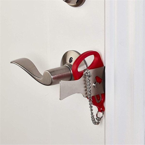 Portable Security Lock Door Lock Anti-theft Lock, Style: Widen Lock - Image 6
