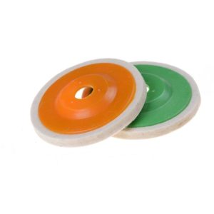 3 PCS Wheel Grinding Polishing Disc Set for Metal Abrasive Rotary Wool Buffing Pad Wheel Felt Buffer, Random Color Delivery