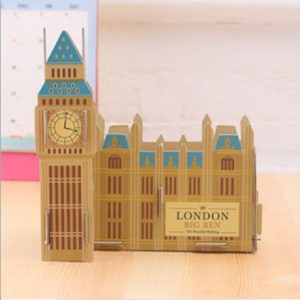 Lovely Multifunction DIY Pen Holder Papery Pens Stand Pencil Holders Desk Large Office Accessories Supplies Stationery (Big Ben)