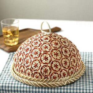 Creative Handmade Bamboo Home Table Food Cover Dome, Size: Small 30cm