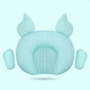 Baby Pillow Breathable U-shaped Shaping Latex Pillow (Green)
