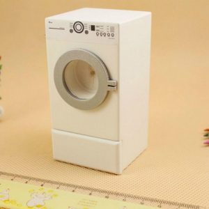 Miniature Dolls House Laundry Simulation Household Appliances Model Kids Wooden Toy (Clothes Dryer)