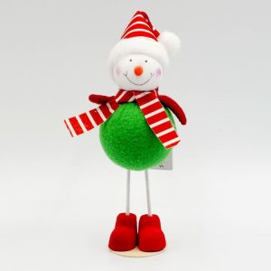 2 PCS Christmas Creative Fabric Bubble Doll Decoration Supplies (Snowman)