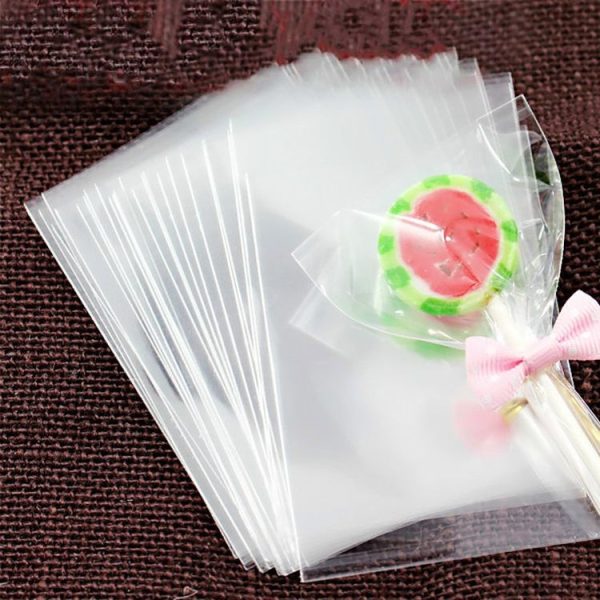 2 Set 100 PCS / Set Gift Lollipop Cookie Bag Packaging Supplies, Specification: 6*9 Double Sided 7 Wire - Image 6