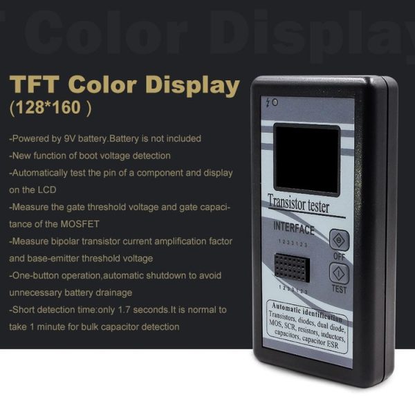 Color Screen Version Graphic Display M328 Transistor Tester Resistance Meter Inductance Meter Capacitance Meter ESR Meter - Image 6