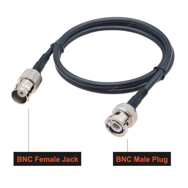 BNC Female To BNC Male RG58 Coaxial Adapter Cable, Cable Length: 1m - Image 2