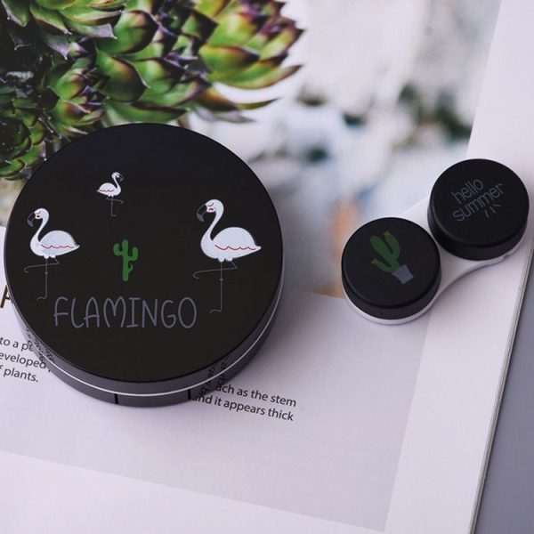 2 Pairs Contact Lens Box Beauty Box Invisible Mate Box Care Box, Random Color Delivery - Image 2