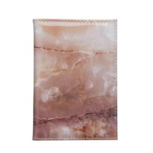 Colorful Marble Style Waterproof Passport Holder Ticket Holder (Brown)