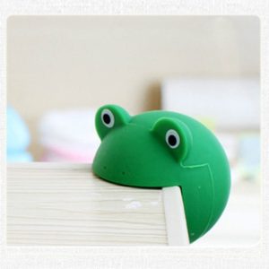 Baby Safe Anti Collision Corner Animal Shaped Cute Table Desk Corner Protector Cushion (Dark Green Frog)