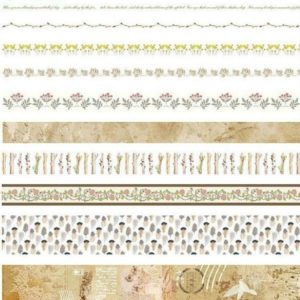 10 PCS / Set Paper Tape Set Clipper Label Shield Ancient Wind Girl Heart Student Hand Cute Sticker