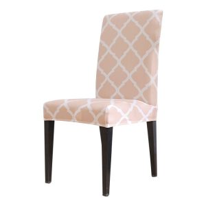 Universal Simple Stretch Chair Cover (Light Pink)