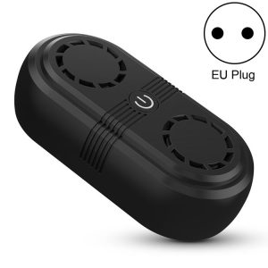 Ultrasonic Repeller High Power Double Speaker Interference Rodent and Insect Repeller, Specification: EU Plug (Black)