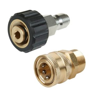 Pressure Washer Accessories Quick Connect Car Wash Water Hose Quick Connection, Typle: 15-3 / 8 Male + 15-3 / 8 Female