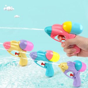 5 PCS Mini Water Gun Toy Kids Outdoor Beach Games Props Portable Water Squirt Gun Toys, Random Color Delivery