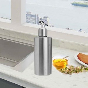 Cylindrical Seasoning Bottle Stainless Steel Oil Pot, Capacity: 550 ml (B)