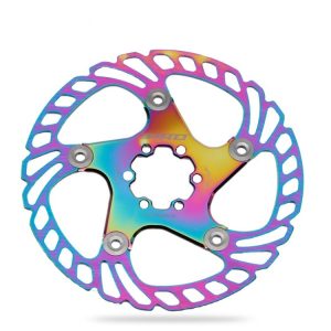 IIIPRO Floating Disc Road Mountain Bike Six Nail Disc Brake Disc, Size: 180mm (Colorful)