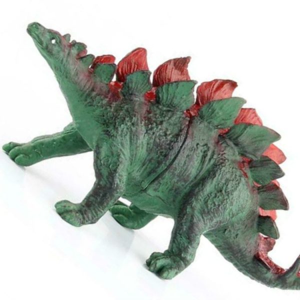 Simulation Animal Dinosaur World Static Toy Models, Style: 6 PCS Stegosaurus - Image 4