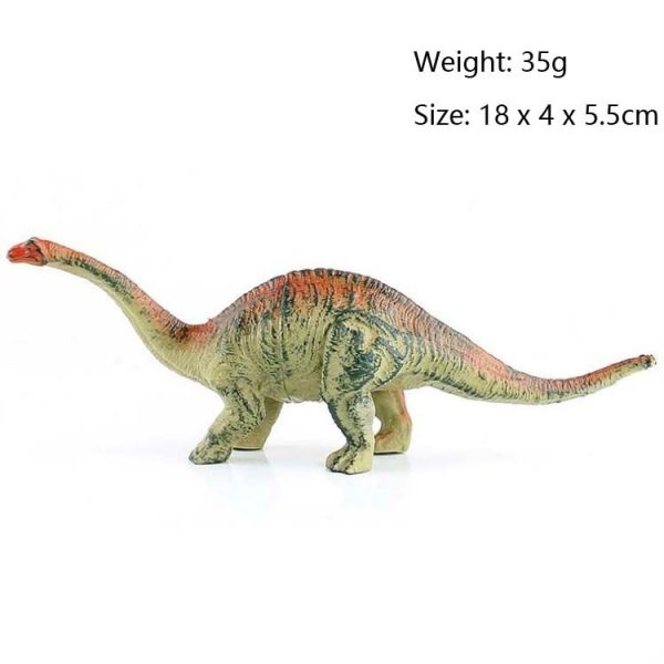 Simulation Animal Dinosaur World Static Toy Models, Style: 6 PCS Brontosaurus - Image 2