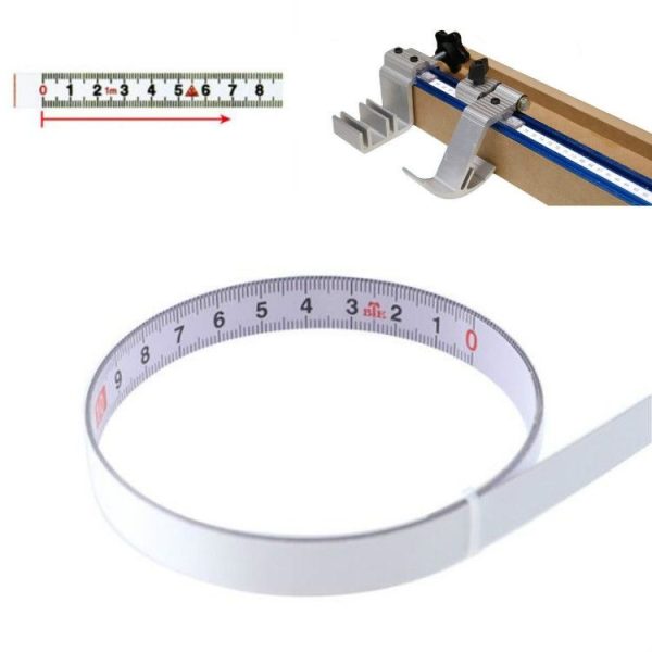 1m Sticky Scale Steel Ruler with Glue Scale Tape Measure Self-adhesive Ruler, Specification: Positive