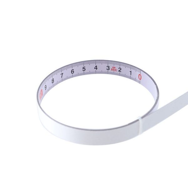 1m Sticky Scale Steel Ruler with Glue Scale Tape Measure Self-adhesive Ruler, Specification: Positive - Image 2