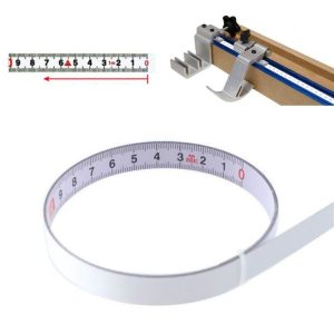 1m Sticky Scale Steel Ruler with Glue Scale Tape Measure Self-adhesive Ruler, Specification: Reverse