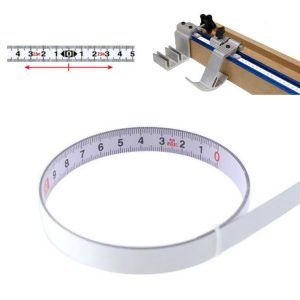 1m Sticky Scale Steel Ruler with Glue Scale Tape Measure Self-adhesive Ruler, Specification: Middle Point