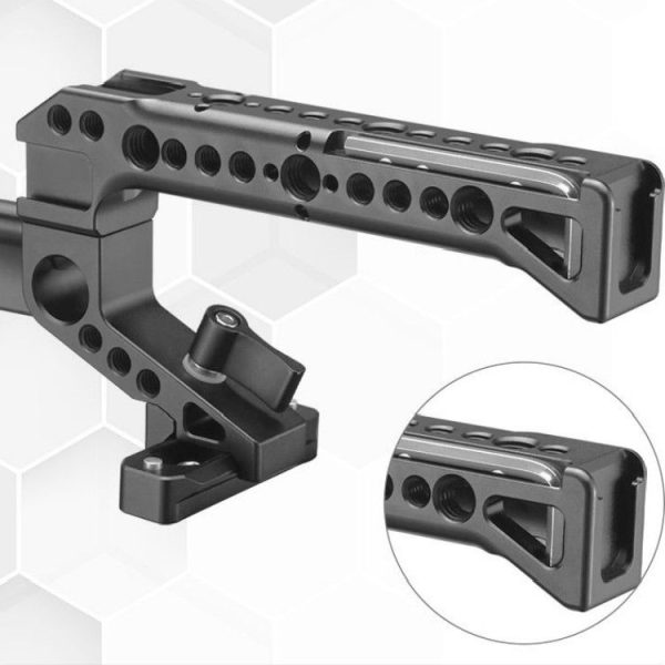 UURig R042 Hot Shoe Top Handle Grip Stabilizing Rig Cold Shoe Adapters Expand Fill Light Microphone Bracket - Image 3