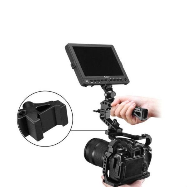 UURig R042 Hot Shoe Top Handle Grip Stabilizing Rig Cold Shoe Adapters Expand Fill Light Microphone Bracket - Image 6