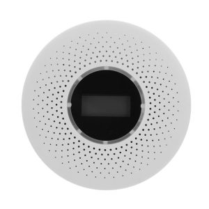 JKD-512COM CO Smoke Detector Live Voice Alarm Carbon Monoxide Leakage Sensor with LCD Display