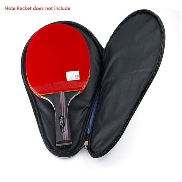 HUIESON HS-PT-H02 Gourd-shaped Zipper Oxford Cloth Single Table Tennis Racket with Ball Bag, Size: 30x20.5cm (Black) - Image 4