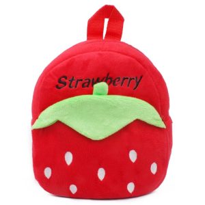 Kids Cartoon Backpack Kindergarten Children Cute School Bag Baby Girls Schoolbag (Strawberry)