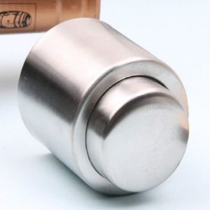 Push Stainless Steel Red Wine Stopper Champagne Stopper, Style: Wordless Champagne Stopper