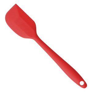 Kitchen Silicone Cream Cake Spatula Mixing Scraper Brush Butter Mixer Brushes Baking Tool Kitchenware (Red)
