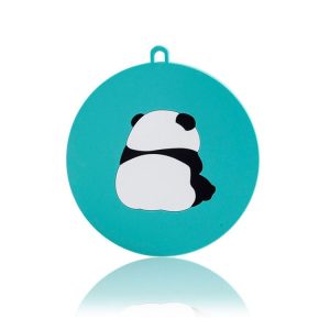 Anti-scald and Heat-resistant Placemats Home Waterproof and Oil-proof Table Mats Silicone Coasters, Size: Large, Style: Panda