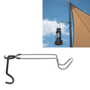 Outdoor Camping Light Stand Hook Portable Clip-Type Hook Camping Handy Clothespin Hook