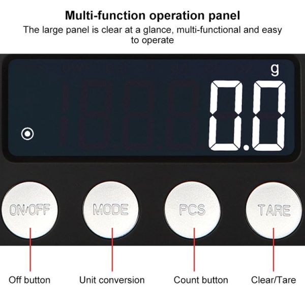 High-Precision Electronic Scale Mini Portable Jewellery Medicine Scale, Style: 200g / 0.01g - Image 10
