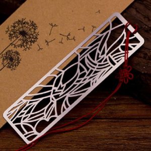Creative Retro Metal Flower Hollow Bookmark Multi-function Stationery