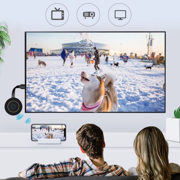 K8 2.4GHz / 5GHz Dual-Band 4K MiraScreen Wireless WiFi Display Dongle Receiver HDTV Stick for Chromecast - Image 9
