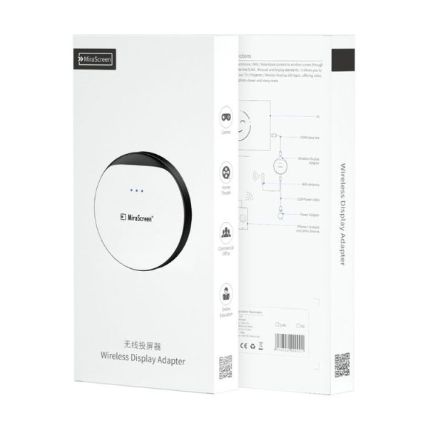 G23 2.4GHz Wireless WiFi Display Dongle Receiver 1080P HDTV Stick MiraScreen Miracast Media Player - Image 6