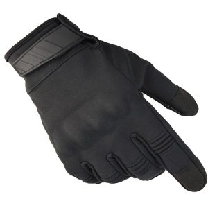 A24 Windproof Anti-Skid Wear-Resistant Warm Gloves For Outdoor Motorcycle Riding, Size: S (Black)