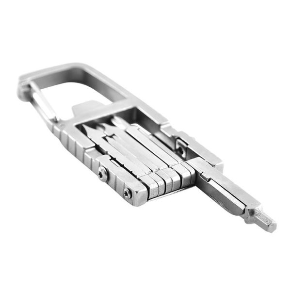 13 in 1 Multifunctional Stainless Steel Combination Batch Head Small Tool Foldable Outdoor Emergency Tool - Image 4