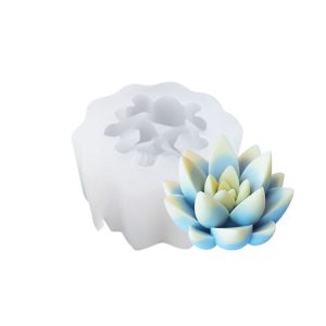 SX-ZW-196 Fleshy Three-Dimensional Candle Silicone Mold DIY Handmade Soap Aromatherapy Epoxy Mold