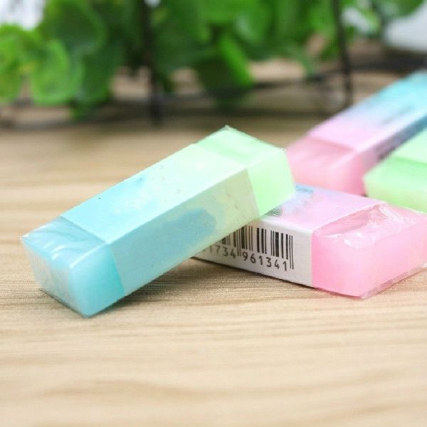 5 PCS Jelly Translucent Eraser Art Drawing Exam Sketch Student Stationery, Color Random Delivery (Gradient Color) - Image 3