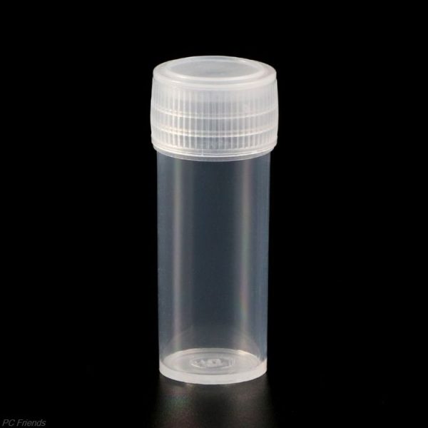 30 PCS 5ml Plastic Test Tubes Vials Sample Container, Powder Craft Screw Cap Bottles for Office School Chemistry Supplies, Capacity: 5ml - Image 5