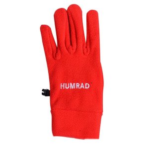 HUMRAD Fall And Winter Outdoor Thermal Cold-proof Touch Screen Polar Fleece Gloves, Size: Free Size (Red)