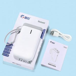 NIIMBOT D11 Thermal Label Printer Bluetooth Handheld Portable Sticker Mobile Phone Printer (White)