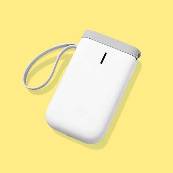 NIIMBOT D11 Thermal Label Printer Bluetooth Handheld Portable Sticker Mobile Phone Printer, Model: D11+1 Rolls Color Label