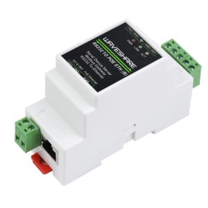 Waveshare 23951 Industrial Serial Server RS232 to RJ45 Ethernet TCP / IP to Serial with POE
