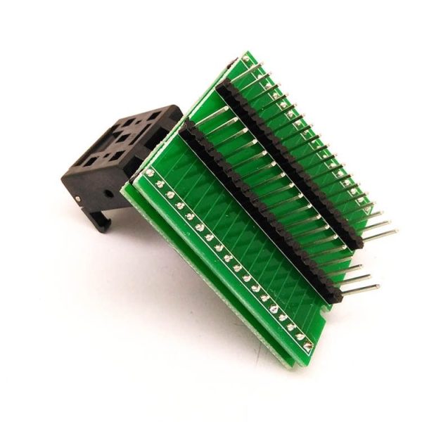 QFN32-0.5 Burning Seat Chip Test Seat Flip Shrapnel Double-Layer Board Programming Seat - Image 5