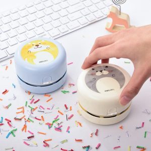 Deli Desktop Mini Wireless Vacuum Cleaner Keyboard Vacuum Cleaner, Random Color Delivery